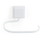 Porta Toalha de Rosto e Mãos Aço Piatina 3M Branco - Ela Decora